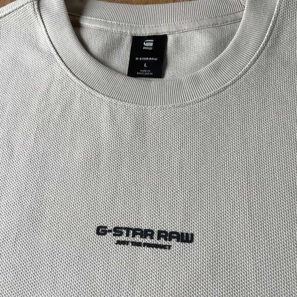 G-STAR RAW Mens P-3 Short Sleeve Tweeter Whitebait - Picture 7 of 12